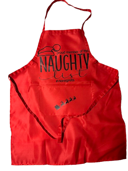 Naughty List Apron