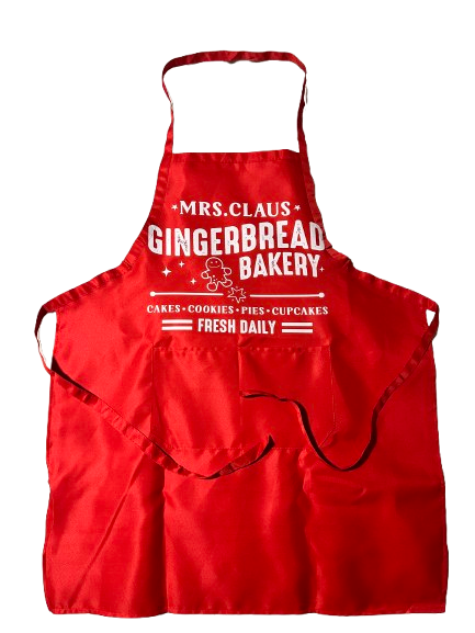 Mrs. Claus Bakery Apron